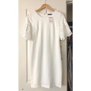 White Bell Sleeve Dress